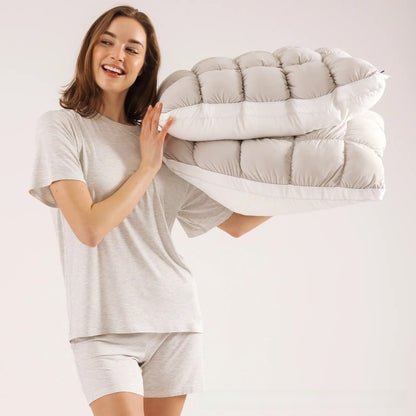 Cloud-shaped Puff Pillow, Pineapple-shaped Pillow, Home-use Single-person High-resilience Fluffy Pillow Core, Cervical-support Pillow
